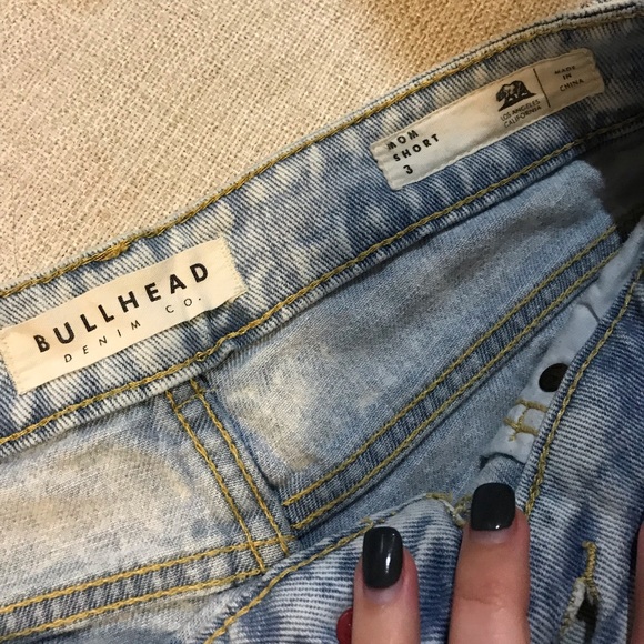 High waisted denim shorts - Picture 3 of 5